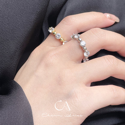 SIX DIAMONDS S925  RING