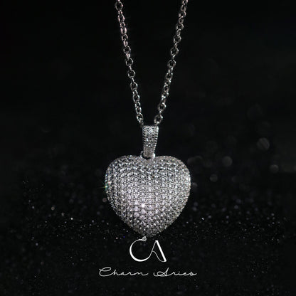 LOVE S925 FULL DIAMOND NECKLACE