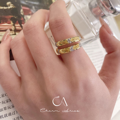 OPEN ADJUSTABLE SNAKE S925 RING