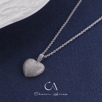 LOVE S925 FULL DIAMOND NECKLACE