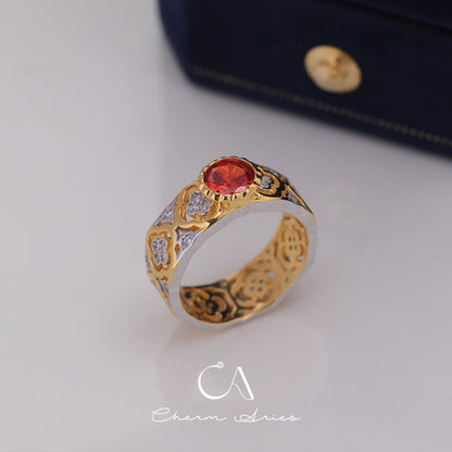 LUCKY CLOVER CARVED S925 RING