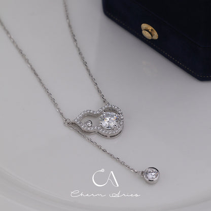 MOISSANITE FULL DIAMOND GOURD S925 NECKLACE