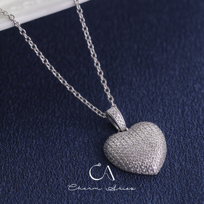 LOVE S925 FULL DIAMOND NECKLACE