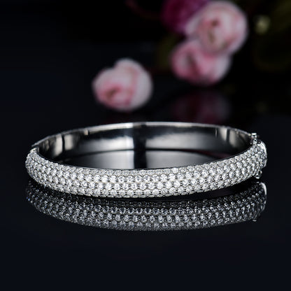 WIDE VERSION HEAVY INDUSTRY S925 FULL DIAMOND BRACELET