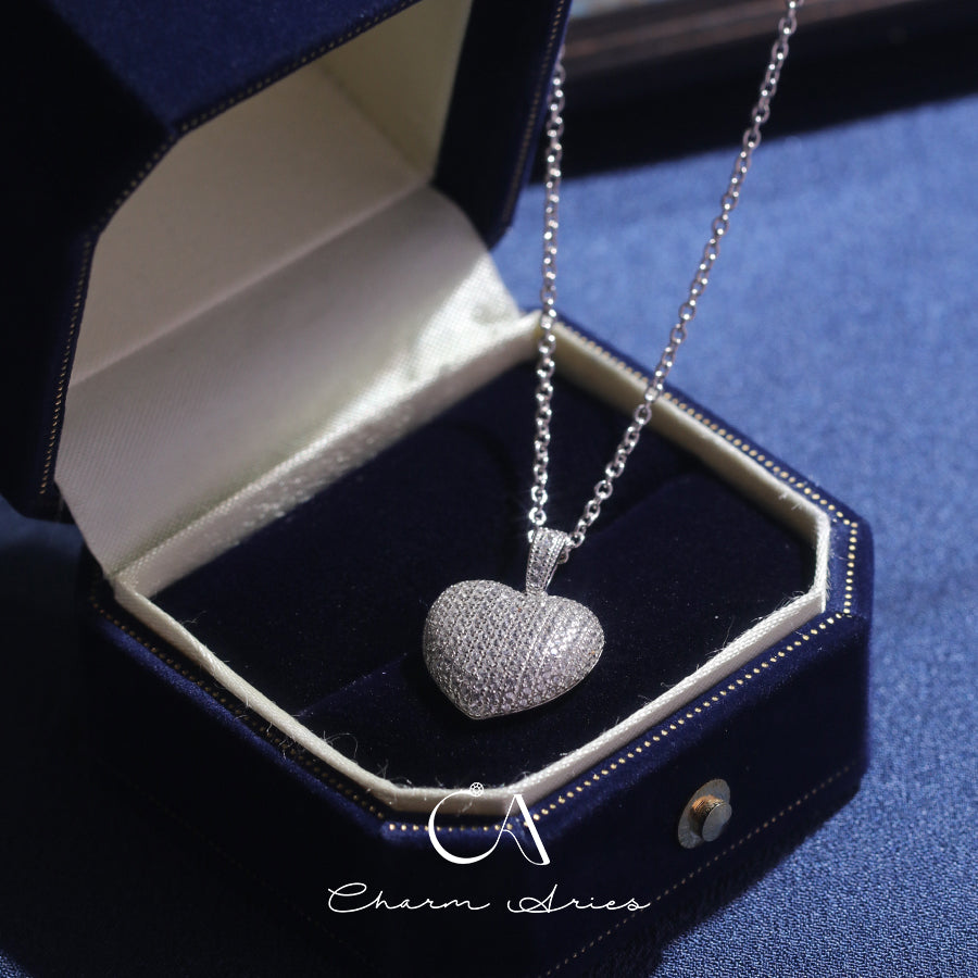 LOVE S925 FULL DIAMOND NECKLACE