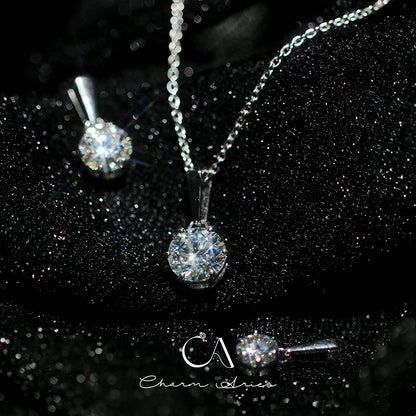 SIX CLAWS OF SIMPLICITY S925 MOISSANITE NECKLACE