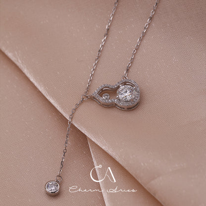 MOISSANITE FULL DIAMOND GOURD S925 NECKLACE