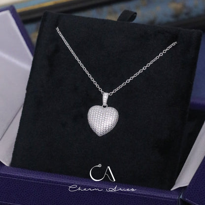 LOVE S925 FULL DIAMOND NECKLACE