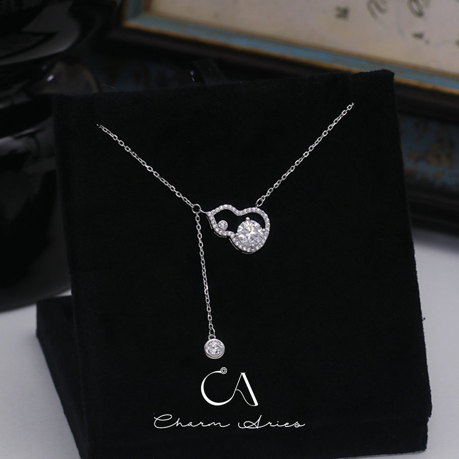 MOISSANITE FULL DIAMOND GOURD S925 NECKLACE