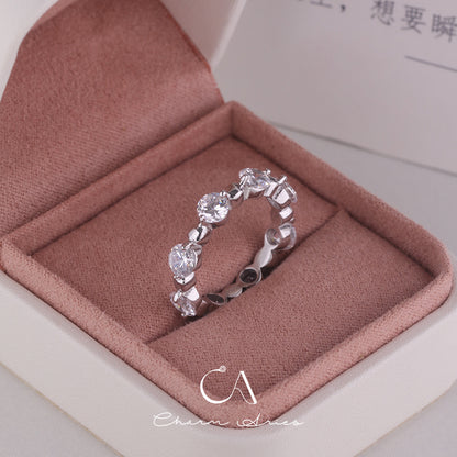 SIX DIAMONDS S925  RING