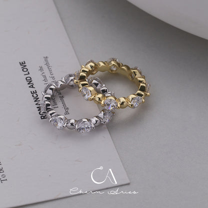 SIX DIAMONDS S925  RING