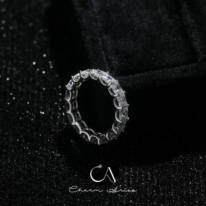 FULL STAR HIGH CARBON DIAMOND S925 RING