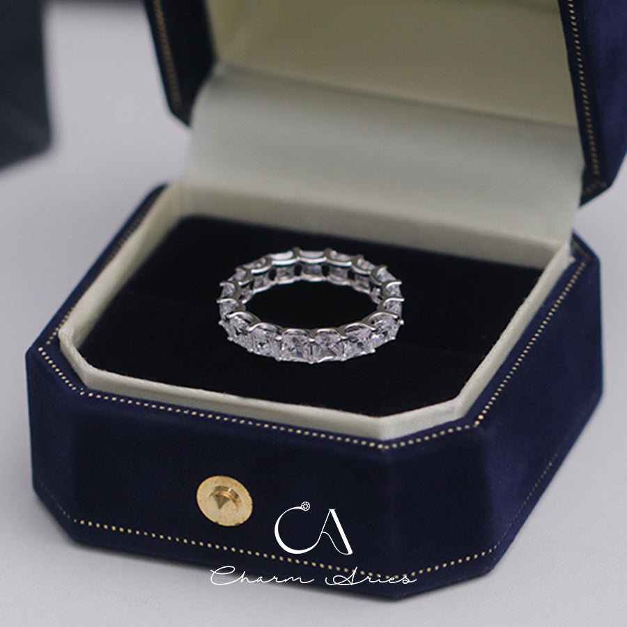 FULL STAR HIGH CARBON DIAMOND S925 RING