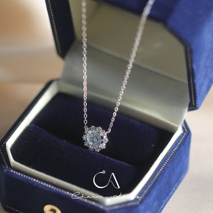 ICE SNOW S925 MOISSANITE 1 CARAT NECKLACE