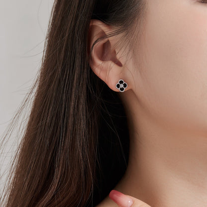 [CharmAries]Four-Leaf Clover Flower Shape Exquisite Earrings