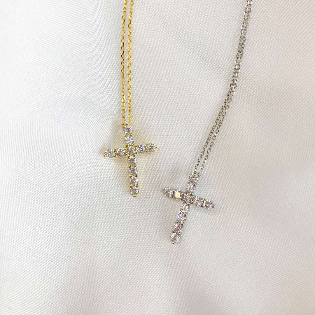 [CharmAries]Unique Cross Shape Necklace