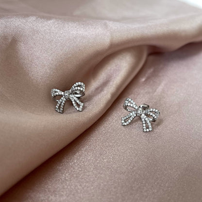 [CharmAries]Dainty Bow Shape Earrings