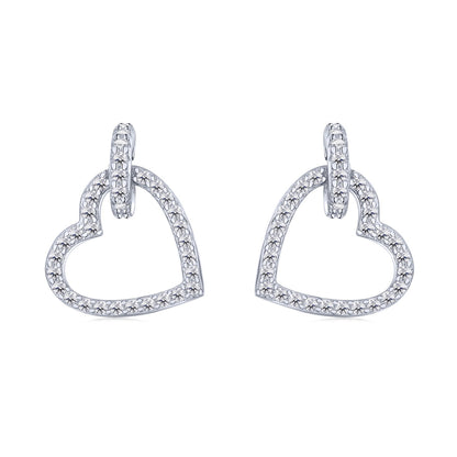 [CharmAries]Dainty Heart Shape Earrings