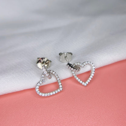 [CharmAries]Dainty Heart Shape Earrings