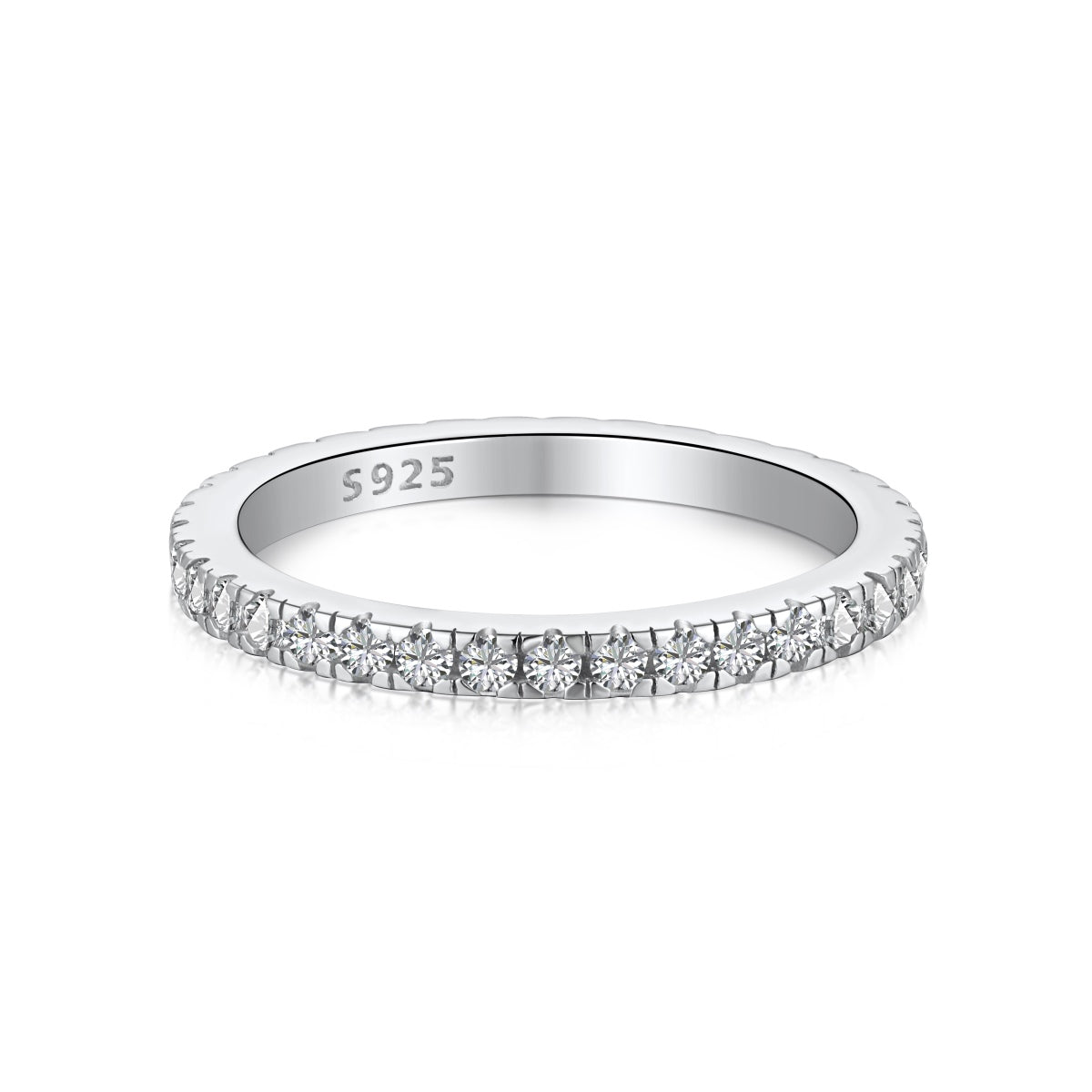 [CharmAries]Delicate Sparkling Round Cut Daily Ring