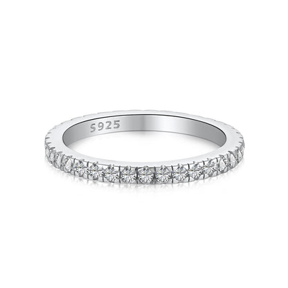 [CharmAries]Delicate Sparkling Round Cut Daily Ring