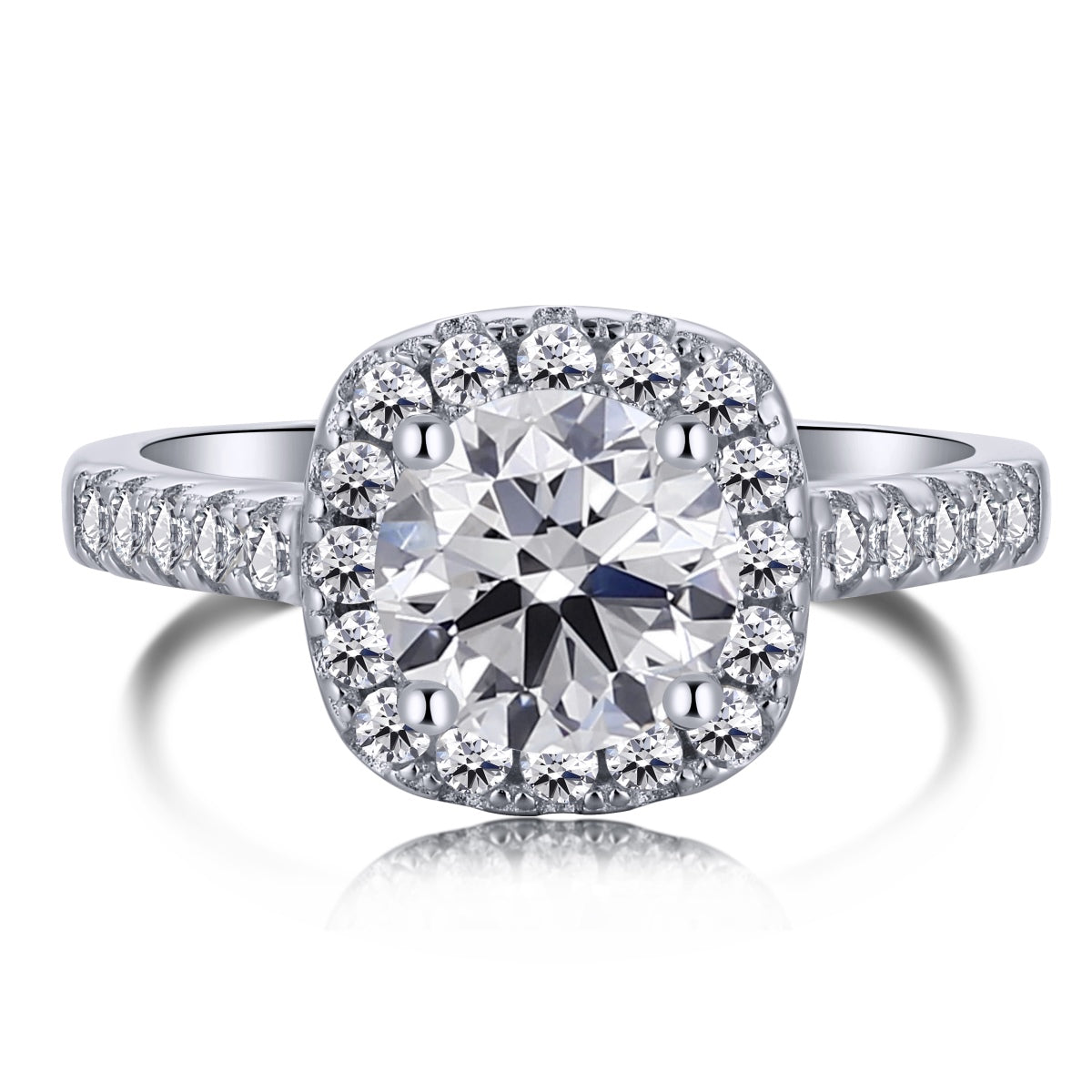 [CharmAries]Dazzling Resplendent Round Cut Wedding Ring