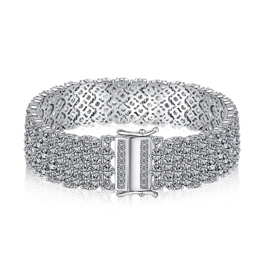 [CharmAries]Ornate Elegant Round Cut Party Bracelet