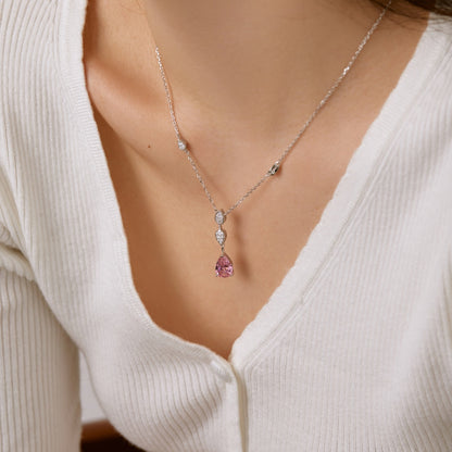 [CharmAries]Dazzling Pear Cut Necklace