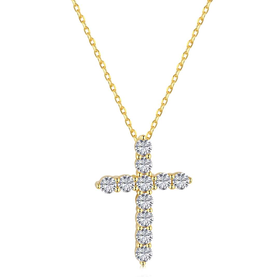 [CharmAries]Unique Cross Shape Necklace