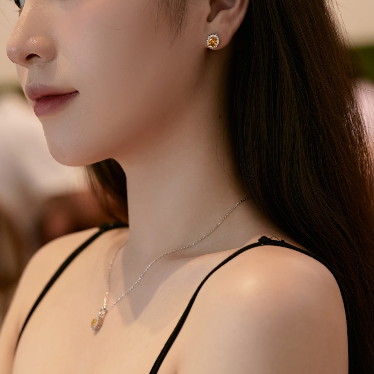 [CharmAries]Delicate Radiant Oval Cut Daily Earrings