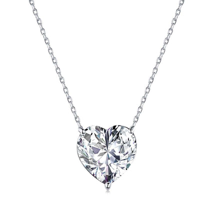 [CharmAries]6.0 carat Radiant Heart Shape Necklace