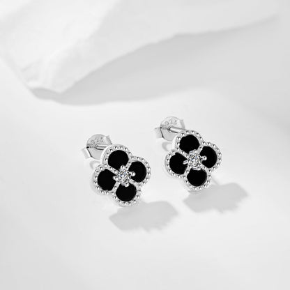 [CharmAries]Four-Leaf Clover Flower Shape Exquisite Earrings