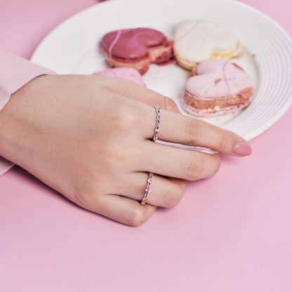 [CharmAries]Elegant Energetic Round Cut Daily Ring