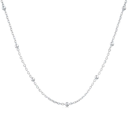 [CharmAries]Small Bead Clavicle Chain Simple Necklace