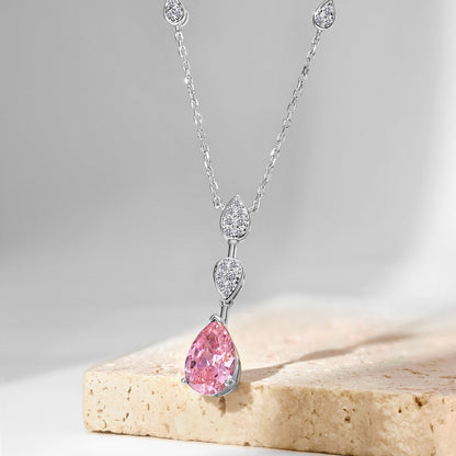 [CharmAries]Dazzling Pear Cut Necklace