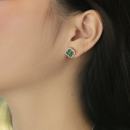 [CharmAries]Four-Leaf Clover Exquisite Earrings