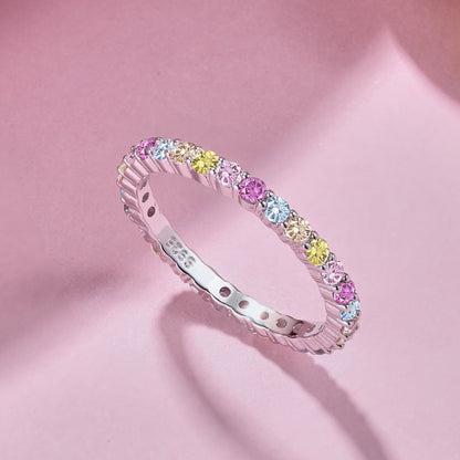 [CharmAries]Elegant Vivid Round Cut Daily Ring