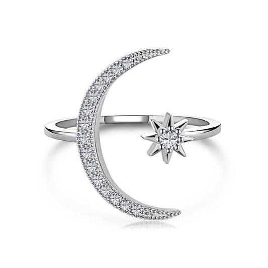 [CharmAries]Eternity Moon & Star Ring