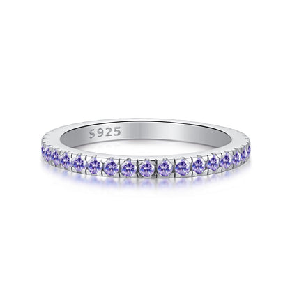 [CharmAries]Delicate Sparkling Round Cut Daily Ring