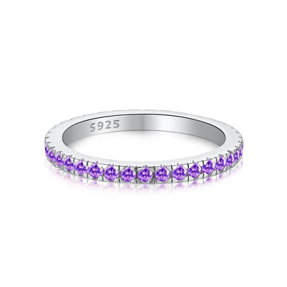 [CharmAries]Delicate Sparkling Round Cut Daily Ring