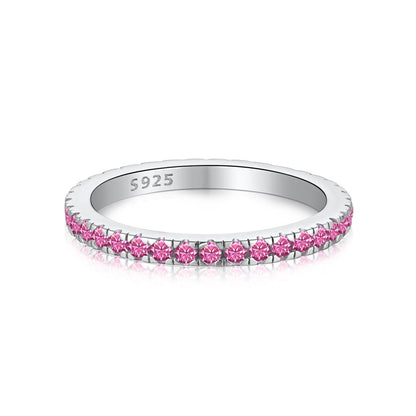 [CharmAries]Delicate Sparkling Round Cut Daily Ring