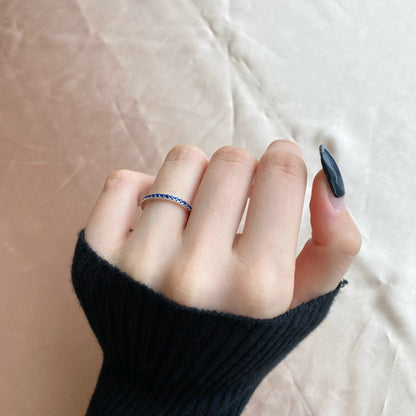 [CharmAries]Delicate Sparkling Round Cut Daily Ring