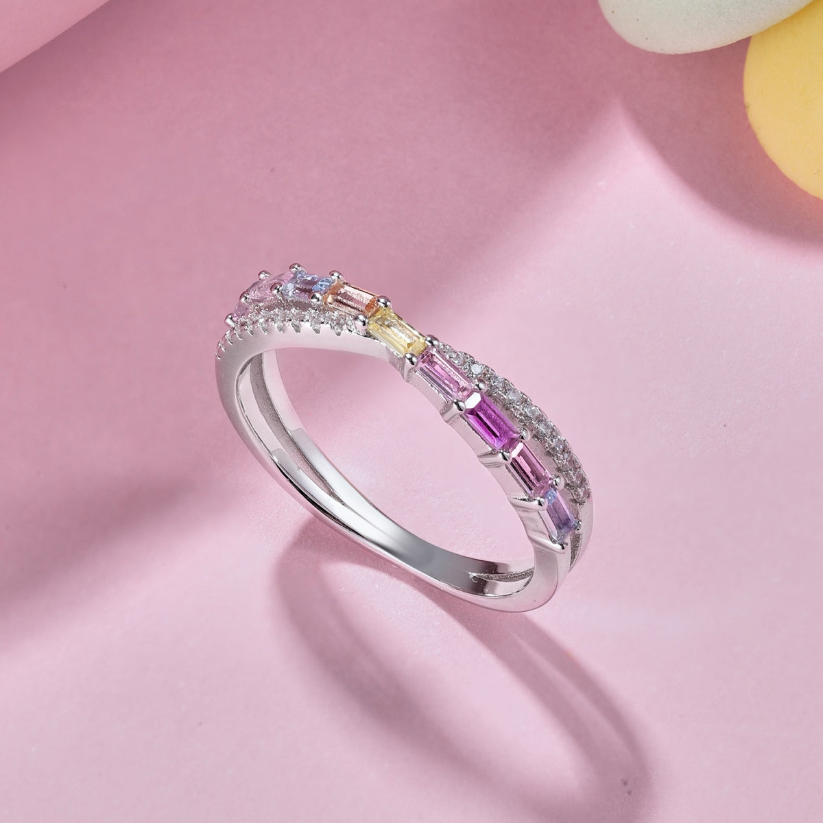 [CharmAries]Energetic Elegant Radiant Cut Party Ring