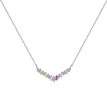 [CharmAries]Dazzling Rainbow Necklace