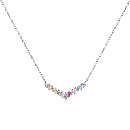 [CharmAries]Dazzling Rainbow Necklace