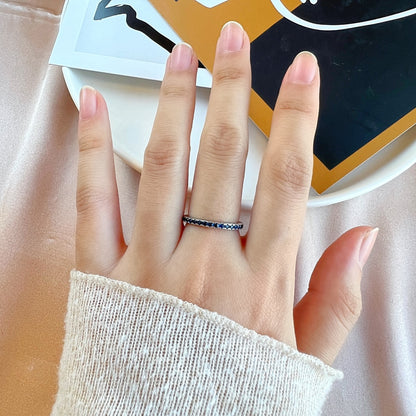 [CharmAries]Delicate Sparkling Round Cut Daily Ring