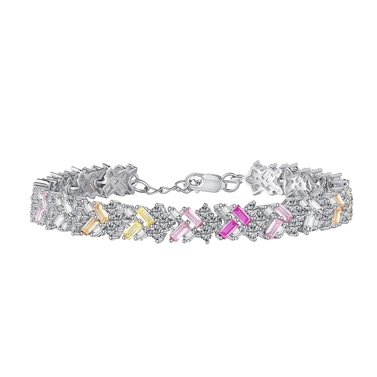 [CharmAries]Dazzling Unique Multi Shape Daily Bracelet