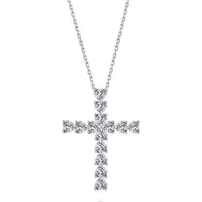 [CharmAries]Radiant Cross Shape Necklace