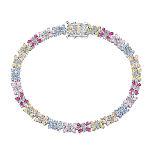 [CharmAries]Radiant Colorful Emerald Cut Party Bracelet