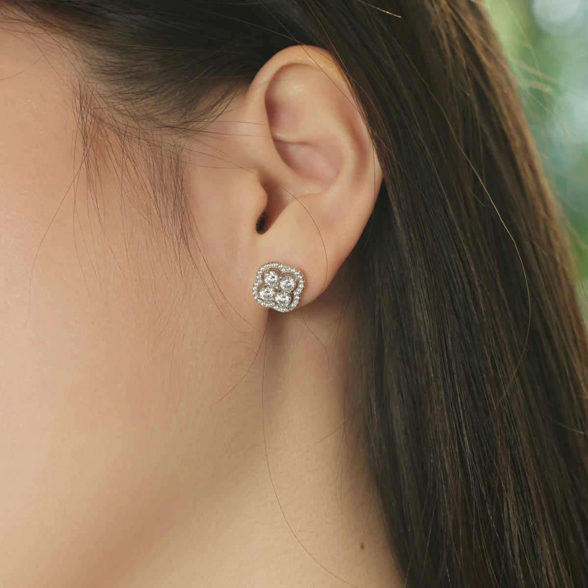 [CharmAries]Four-Leaf Clover Exquisite Earrings